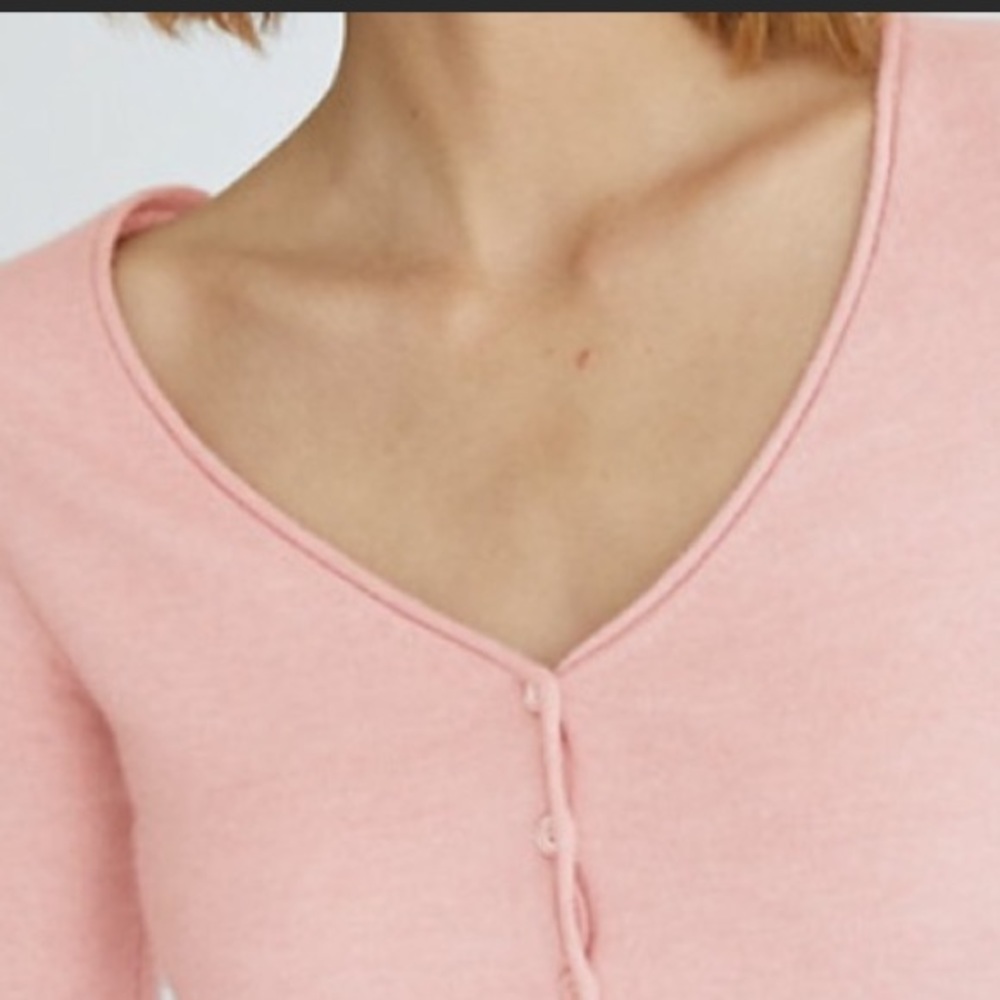 💕Aritzia-Wilfred Santorini Cropped Cardigan,S. New With Tags! Sold Out Color 🌸 - Picture 12 of 16